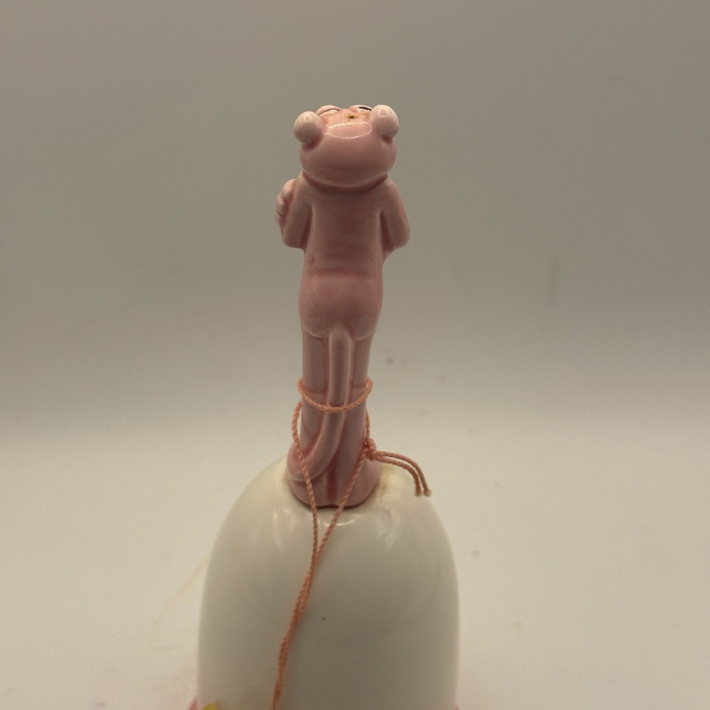 Royal Orleans Pink Panther Ceramic Bell Good 1981 Vintage‎ United Artists Tag - Picture 2 of 5
